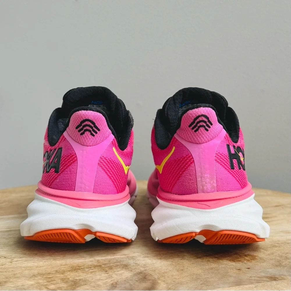 Hoka Pink & Black Women's Athletic Running Shoes - Picture 4 of 11